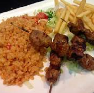 Assiette Brochettes d'Agneau