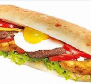 Sandwich Oeuf + Frites